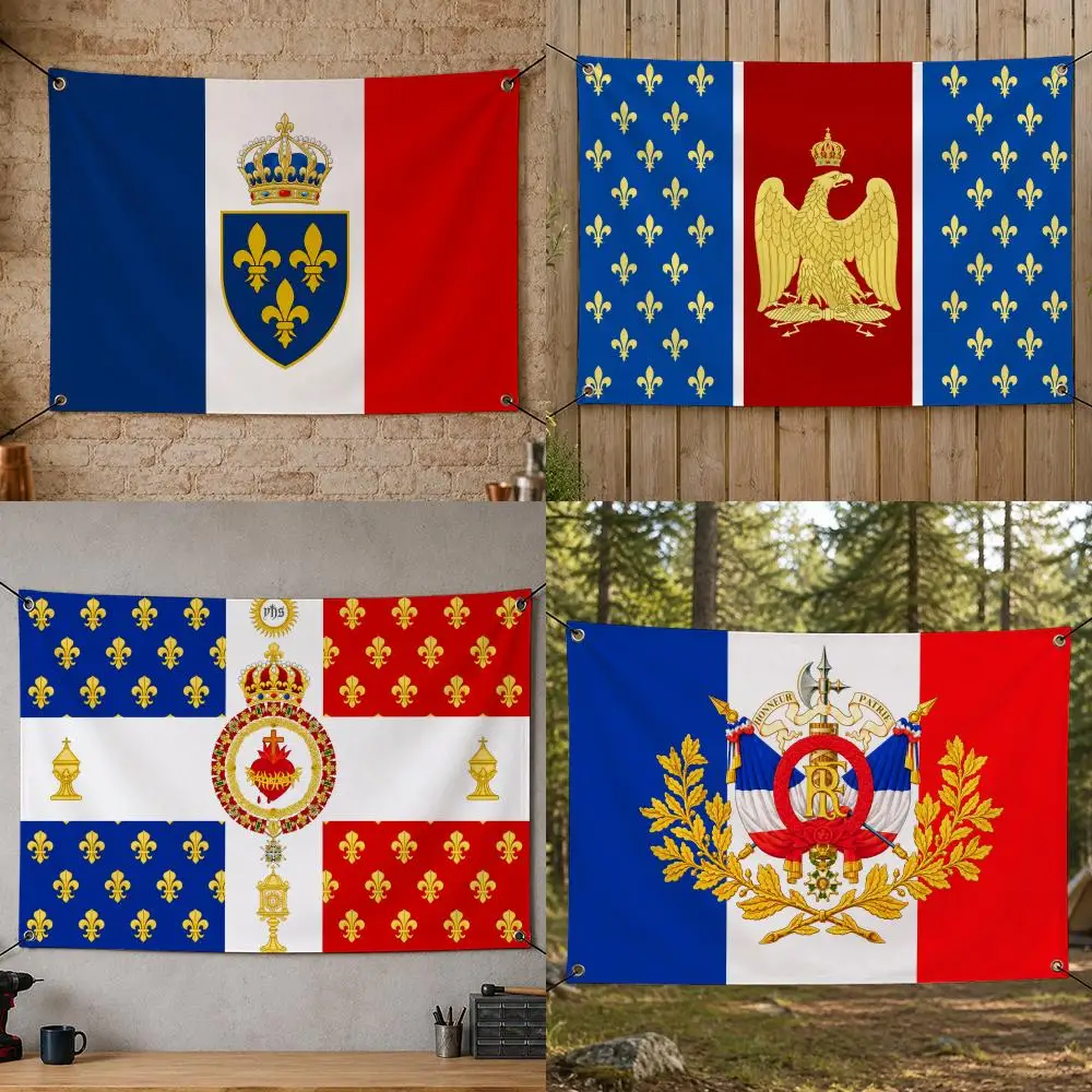 Flag Bold F-Free France Ensign Royal Standard Flags Flag Banner for Bedroom Dorm Party Home Living Room Game Room Gift