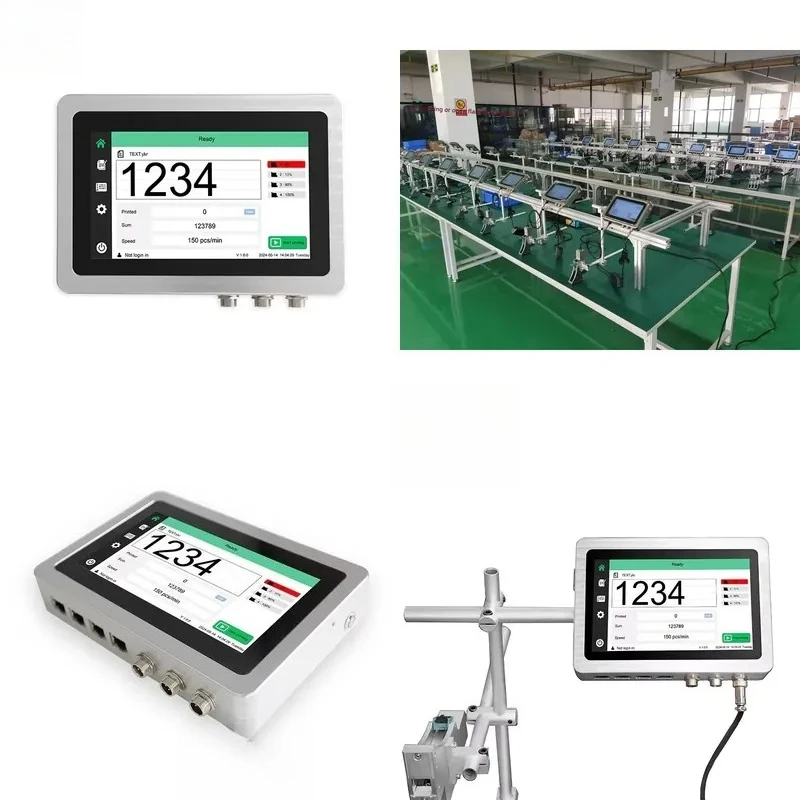 Industrial High-Speed 600 DPI Date Batch Coder Online Inkjet Printer for Industrial Use