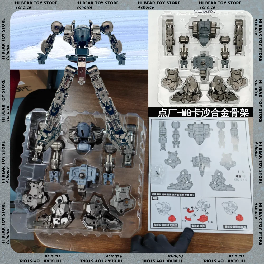 

НОВЫЙ MG 1/100 Sazabi Ver Ka Сплав Скелет Msn-04 Механические аксессуары Готовый скелет Сборочные модели Коллекционная игрушка по индивидуальному заказу