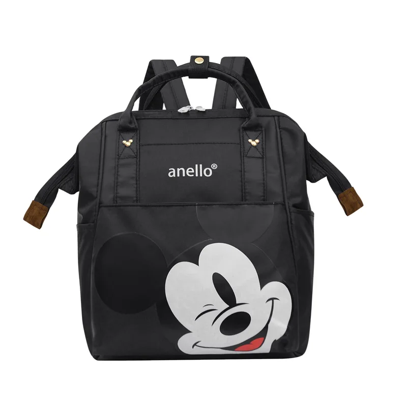 Anime Figure Disney Mickey Mouse Kids Bacpack Mummy Bag Minnie Pattern Travel Handbag Shoulder Bag Children\'s School Bags Gifts