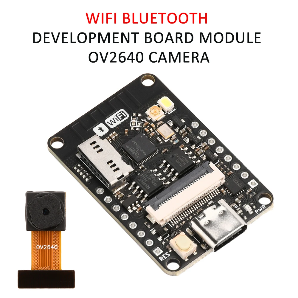 Type-C ESP32-CAM WiFi BT Development Board Module V3 Generation Chip DC5V OV2640 Camera Module