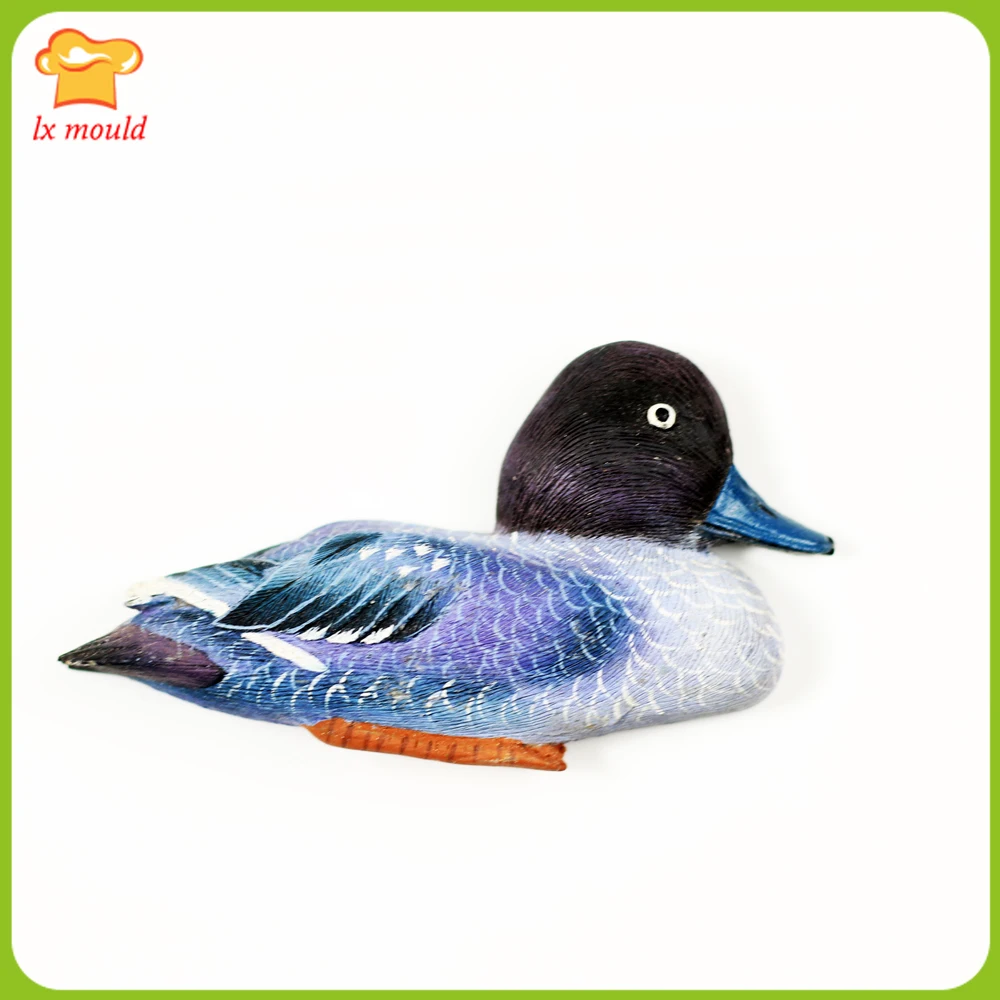 Mandarin Duck Silicone Fondant Cake Topper Mold Love Bird Sugarcraft  Mould Chocolate Candy Baking