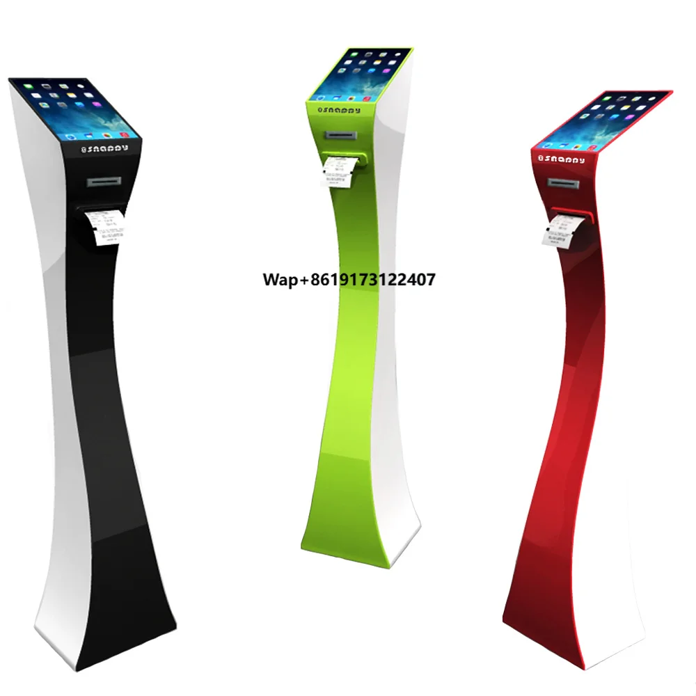 New Style Intelligent Self-Service 15.6 Inch Queue Calling Kiosk Machine Wireless Hospital & Bank Calling System