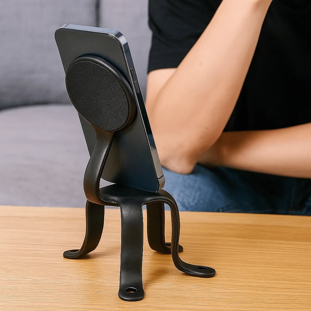 Silicone Octopus Mobile Phone Holder Collapsable Adjustable Magnetic Phone Stand Multi-functional Storage