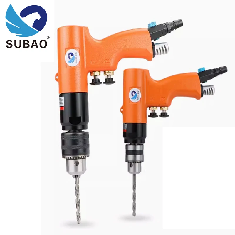 

SUBAO 8X pneumatic drill multifunctional button pneumatic drill speed control pneumatic piston 38 "self tapping drill