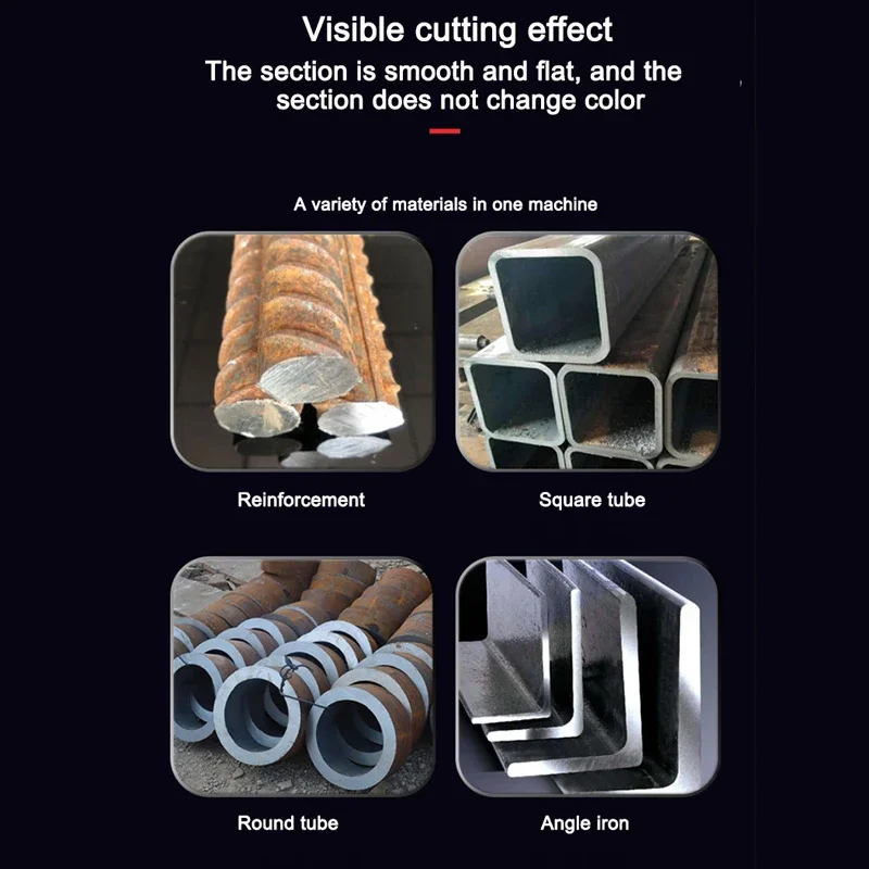 HC-45/FC-40 Draagbare stalen staaf Koudzaag Multifunctionele elektrische snijder Handbediende snijmachine voor versterking van hoekijzer