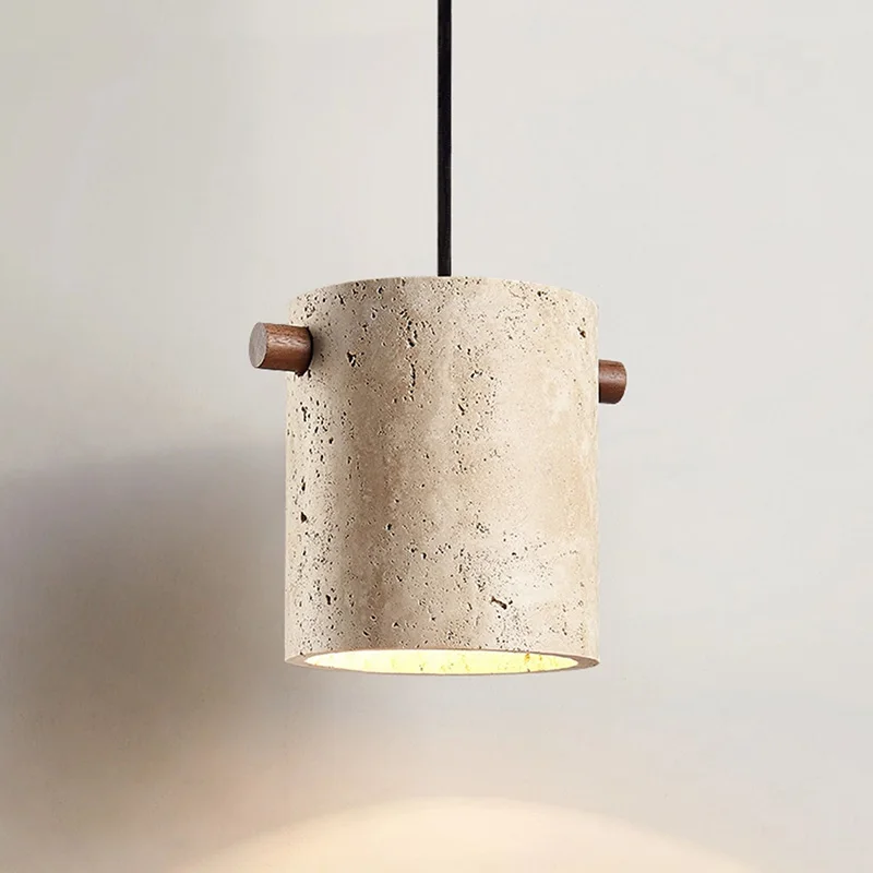 Wabi Sabi style bedroom bedside vintage and highend art bar counter restaurant light Japanese style homestay hanging line light