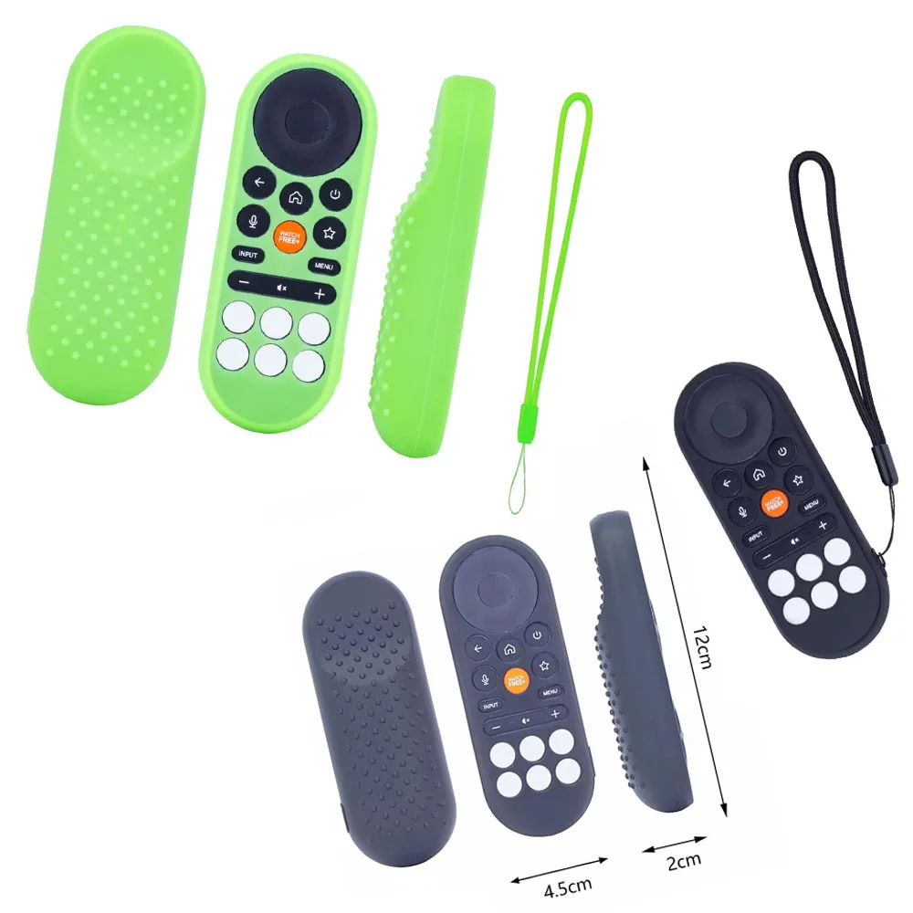 

XRT281 Silicone Remote Controller Case for VIZIO XRT281 TV Remote Controll Protective Cover with Hanging Rope Luminous Blue