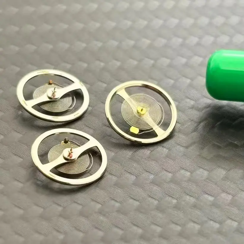 10pcs Watch Movement Accessories Brand New NH35 Balance Wheel, NH36 Balance Wheel, White balance wheel With Hairspring
