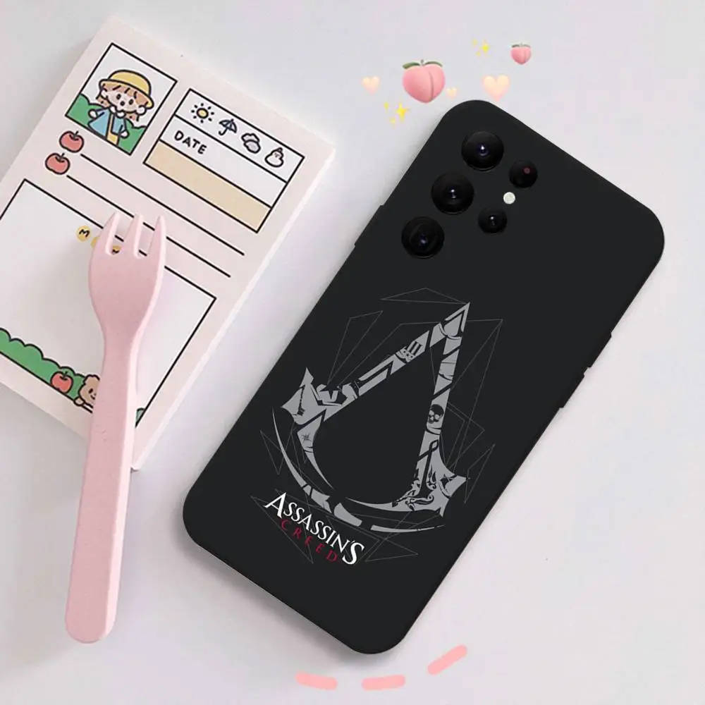 A-القتلة لعبة C-Creed جراب هاتف لسامسونج S سلسلة S20 S21 S22 S23 S24 FE زائد الترا طباعة غطاء من البولي يوريثان #3