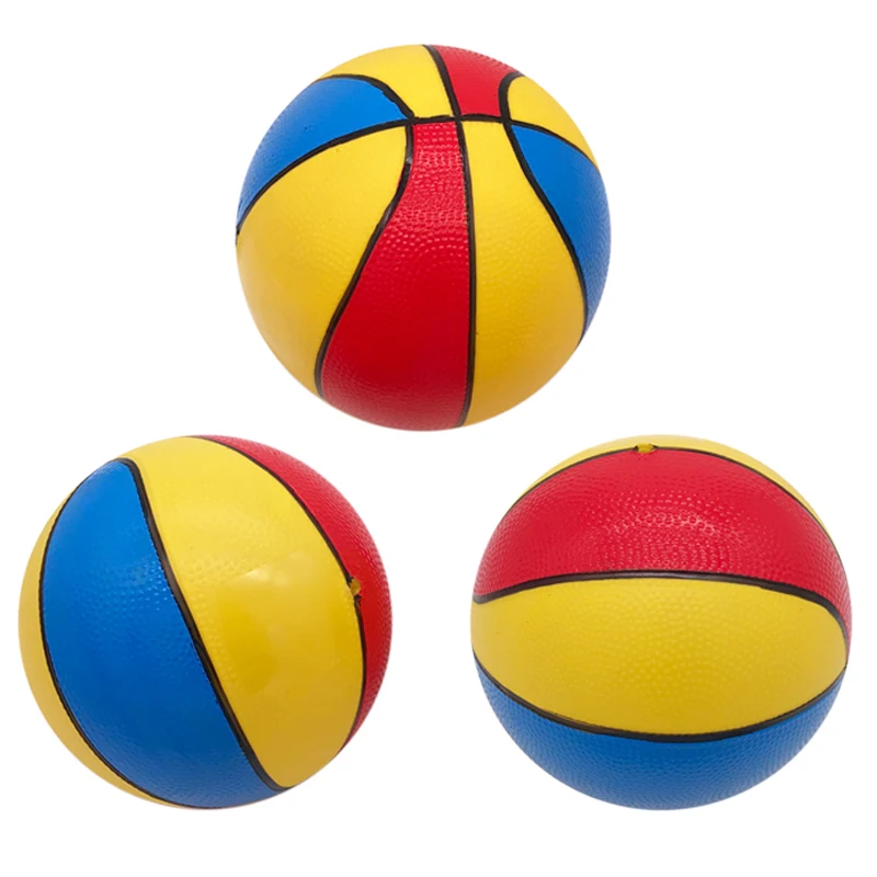 Basketball Children PVC Inflatable Bouncing Ball Colorful Outdoor Fun Toy Water Play Pools Beach Rubber Balls For Kids