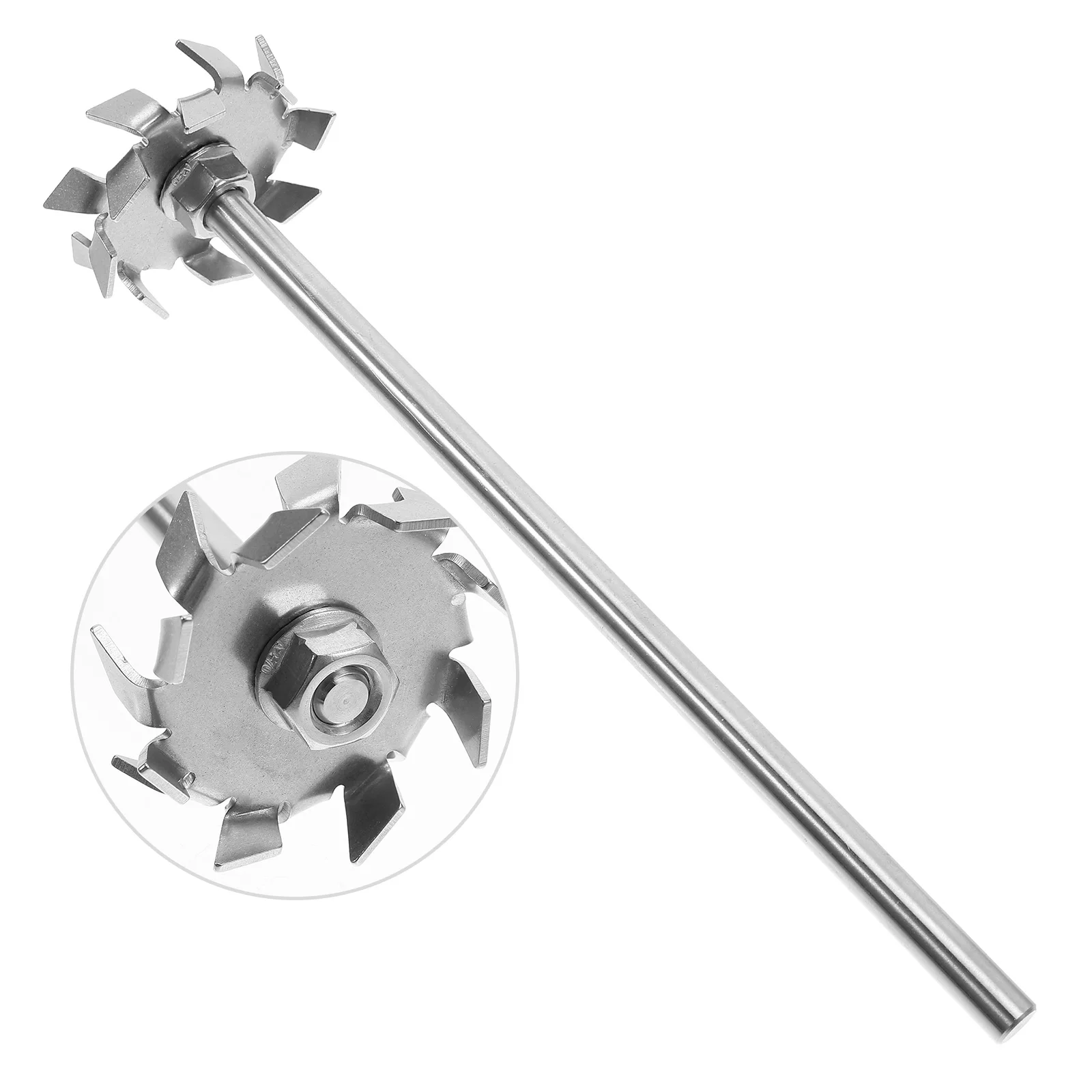 

1 set 1 Set Stainless Steel Mixing Stirrer Rod Lab Stirring Paddle For Chemistry Experiments Laboratory Reagent Stirrer Durable