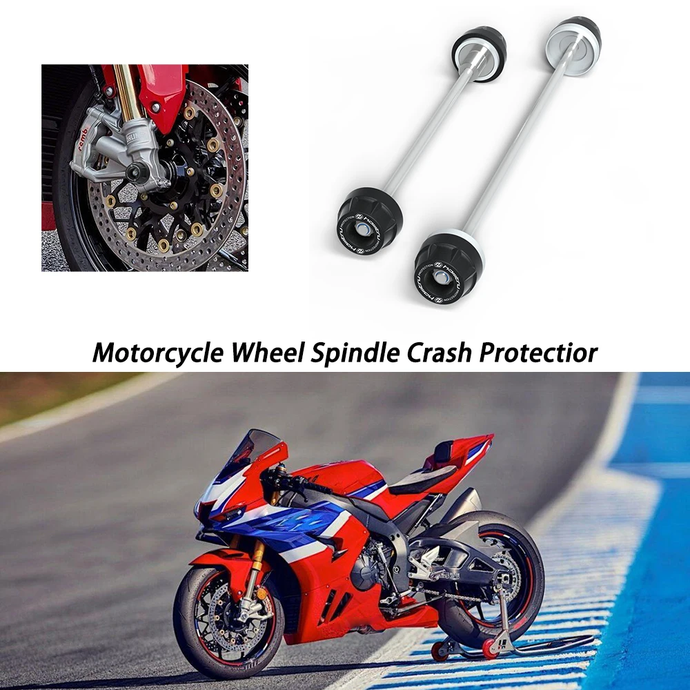 Motorcycle Front Rear Wheel Axle For Honda CBR1000RR CBR1000RR-R Anti-Collision Slider Pad Wheel Spindle Protection Accessories