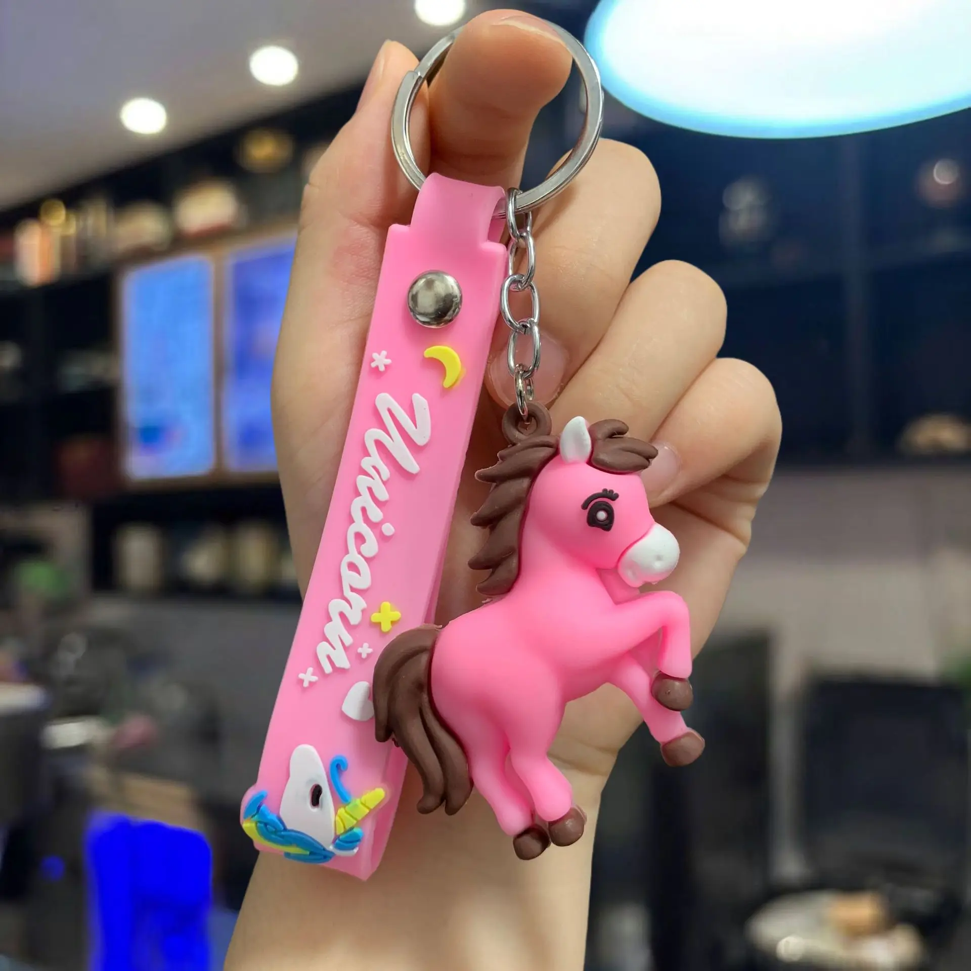 4 قطعة 2026 السنة الجديدة الحصان المفاتيح اللعب Kawaii أنيمي Diy بها بنفسك حقيبة الظهر قلادة الاطفال هدايا عيد الميلاد #5