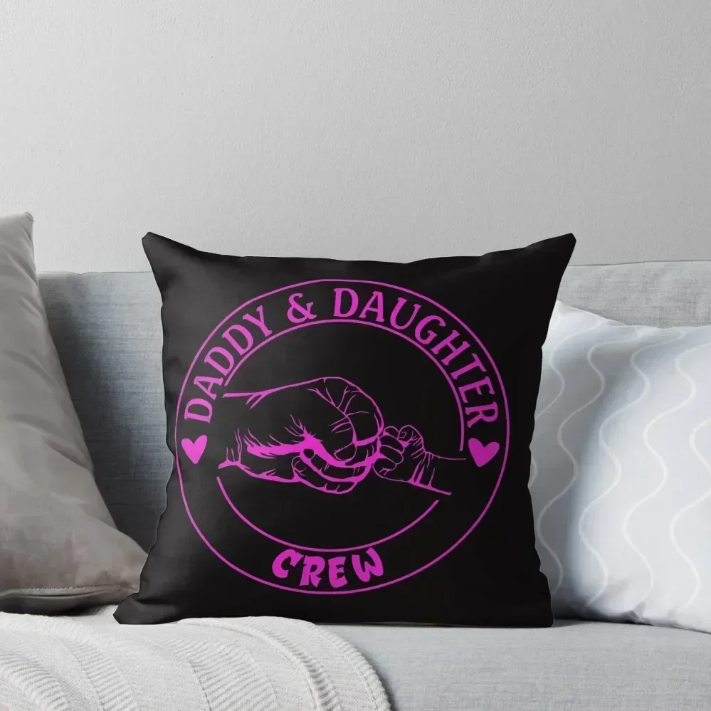 

Daddy and daughter pink Throw Pillow Sitting Cushion Covers For Sofas Pillowcases Bed Cushions Cusions Cover pillow