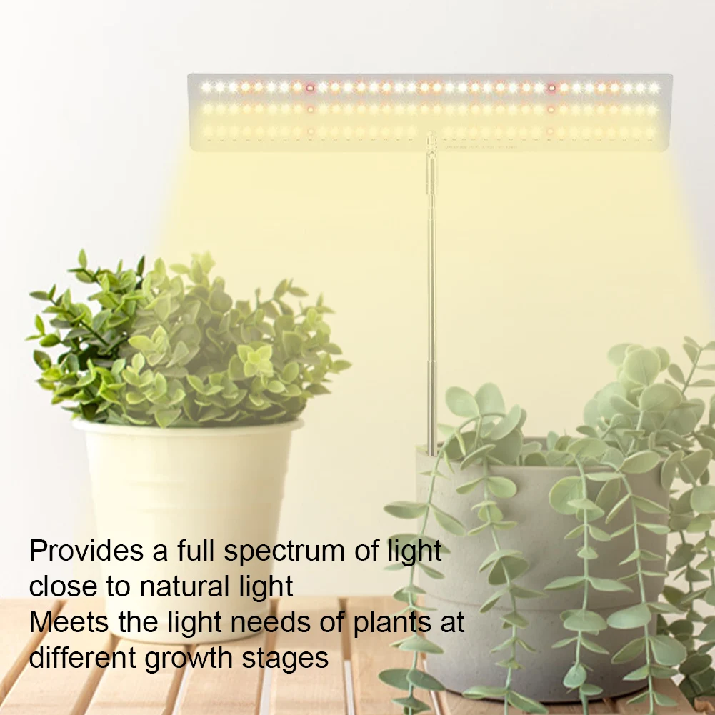 Full Spectrum Plant Lamp Height Adjustable LED Standing Grow Lamp Hydroponics Growing Light for Seedlings Indoor Plants