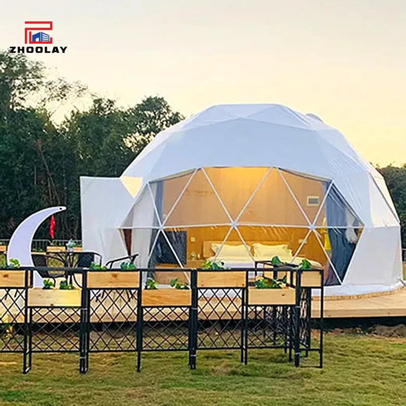 Light  Internet Popular Starry Sky Spherical Campsite Outdoor Farm Scenic Area Hotel Tent Vacation Camping Bubble House