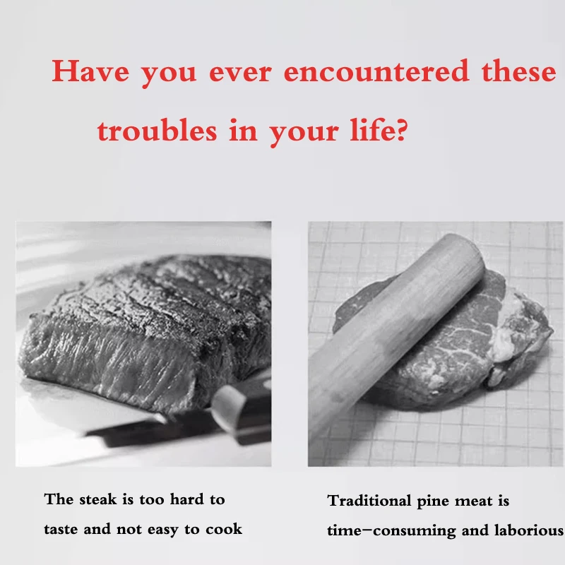 220V Commercial Meat Tenderizer Electric Pork Chops And Fresh Beef Floss Meat Machine