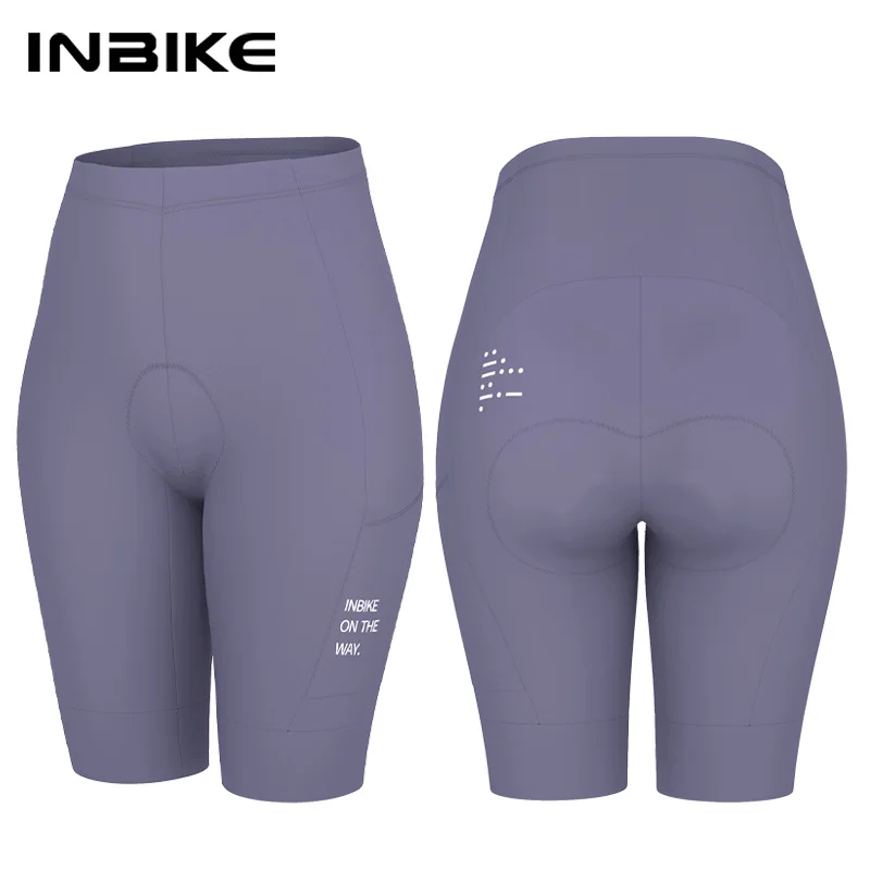 

INBIKE Women’s Cycling Shorts Padded Summer MTB Cycling Pants for Road with Pad Breathable Road Bike Biking Pants with Pockets
