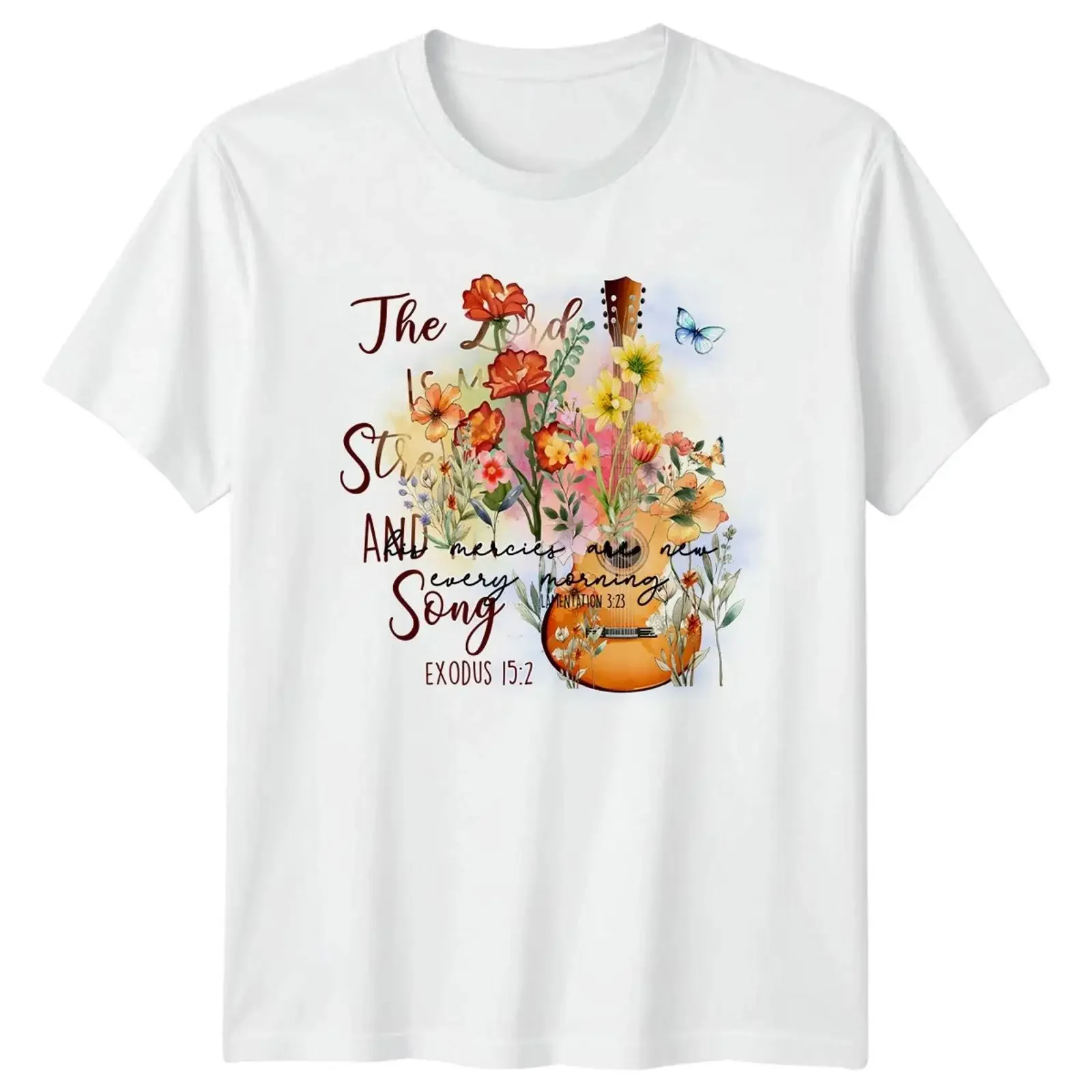 Seine Barmherzigkeiten sind jeden Morgen neu T Shirt Schrift christlich Inspirierend Geschenk vintage Washed streetwear graphic