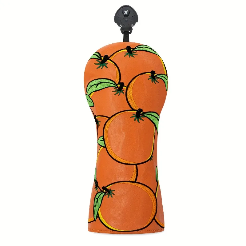 Vibrant Orange Golf Club Head Cover - Durable Synthetic Material, Golf Accessories, Provides Best Protection image 3