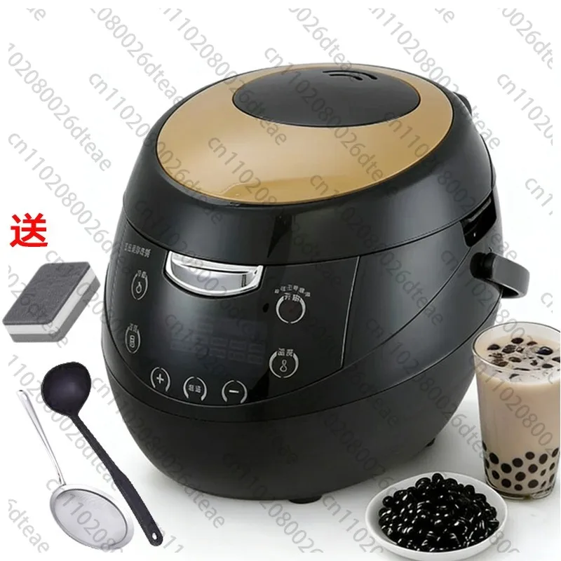 5L/6L Electric Sago Tapioca Ball Cooker Pot 110/220V Commercial Bubble Tea Pearl Cooker Machine