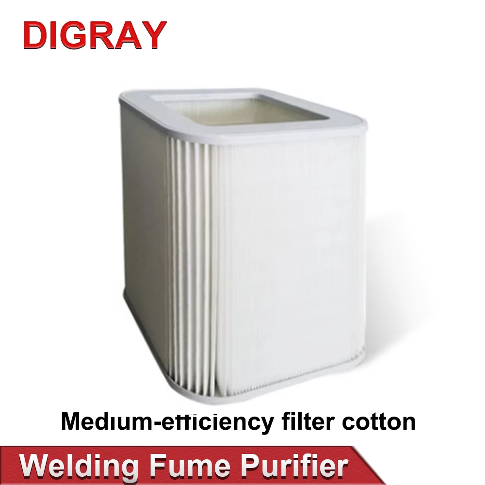 عنصر فلتر مستخرج الدخان بالليزر ديي ، دخان لحام ، منقي امتصاص ، جامع الغبار HEPA ، XF180 ، XF250 #6