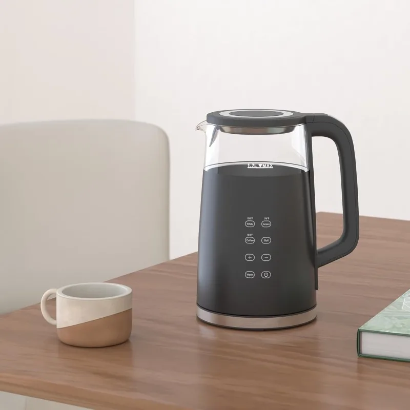 

Электрический чайник Elite Gourmet EKT8717 1,7 л Wall Cool Touch, боросиликатное стекло, внутренняя часть из нержавеющей стали 304, программа