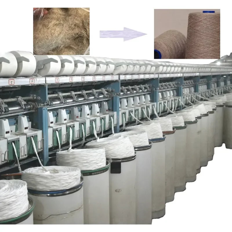 Yarn Production Machine OE Open End Rotor Spinning Frame Machine for Waste Cotton Yarn Cottonised Flax Yarn