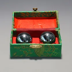 Juego de bolas Baoding de acero inoxidable 304, ejercicio de mano y alivio del estrés, bolas masajeadoras de terapia en tamaños de 3,3 cm y 3,8 cm