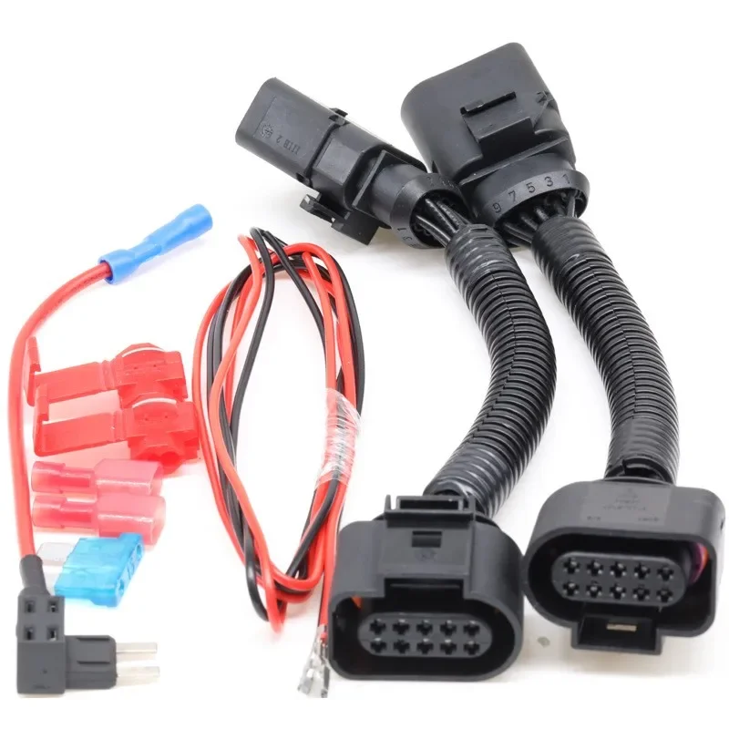 1set Car Headlight Conversion Adapter Harness Set for VW Transporter T5 TO T5.1 Headlight Conversion Adaptor Harness