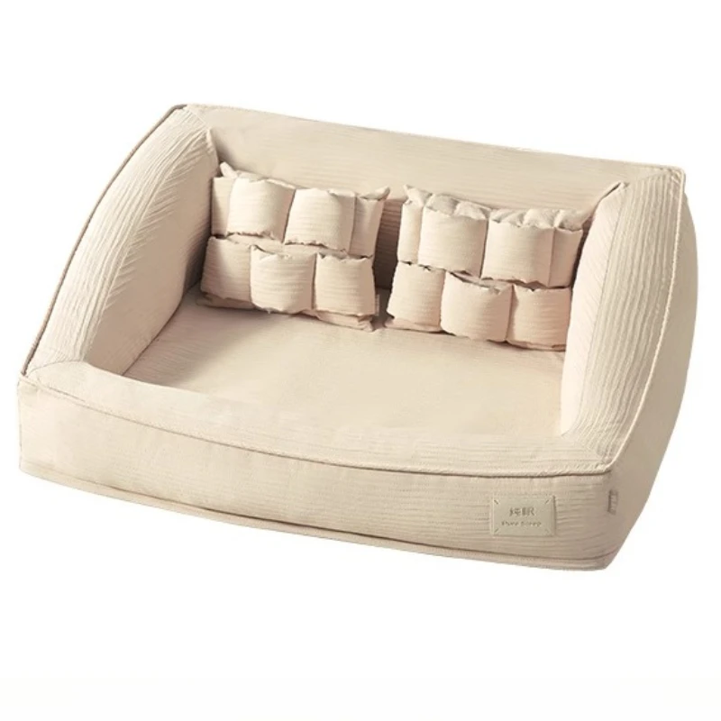 المحمولة طوي سرير كلب السفر حصيرة خفيفة الوزن عدم الانزلاق وسادة التخييم في الهواء الطلق lozw dla psa اكسسوارات كيس نوم الحيوانات الأليفة ‌