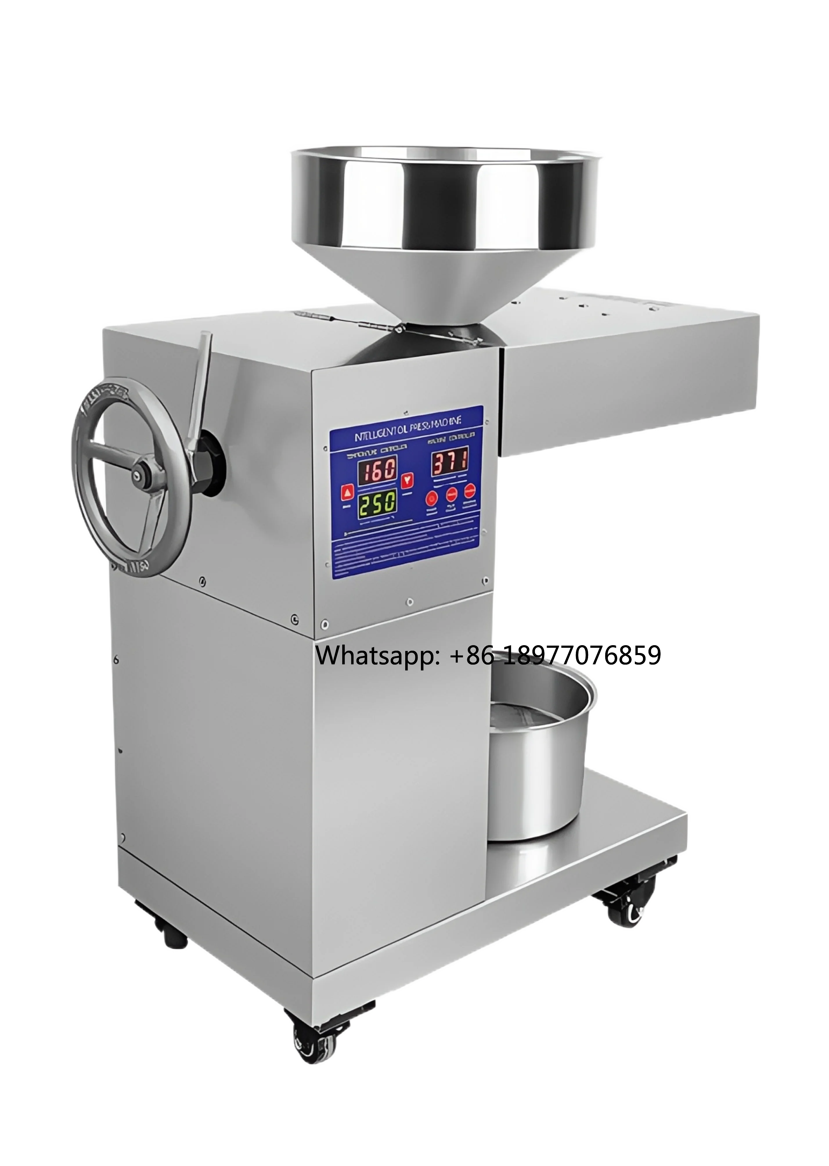 Automatic Commercial Coconut Walnut Peanut Soybean Sesame Almond Rapeseed Sunflower Olive Palm Oil Press Machine Oil Press