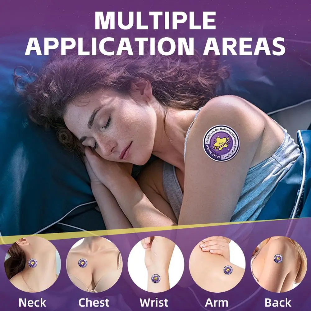 Upgrade Sleep Care Patch Improves Sleep Quality Soothes Nerves Scent Lightweight & Portable Sleep Patch
