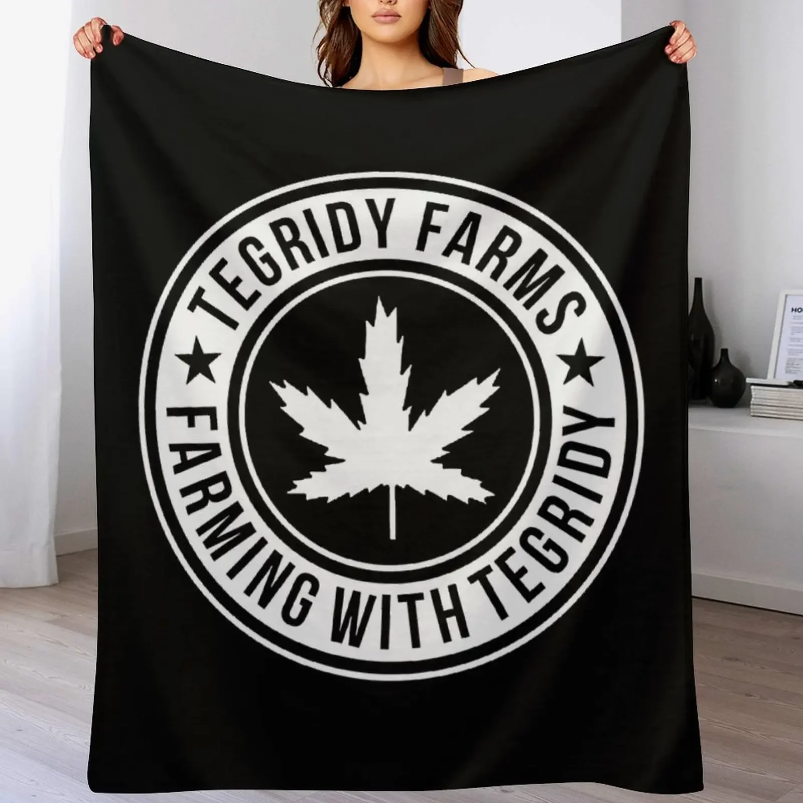 

TEGRIDY FARMS Throw Blanket Durable Warm Blanket for Daily Home Use