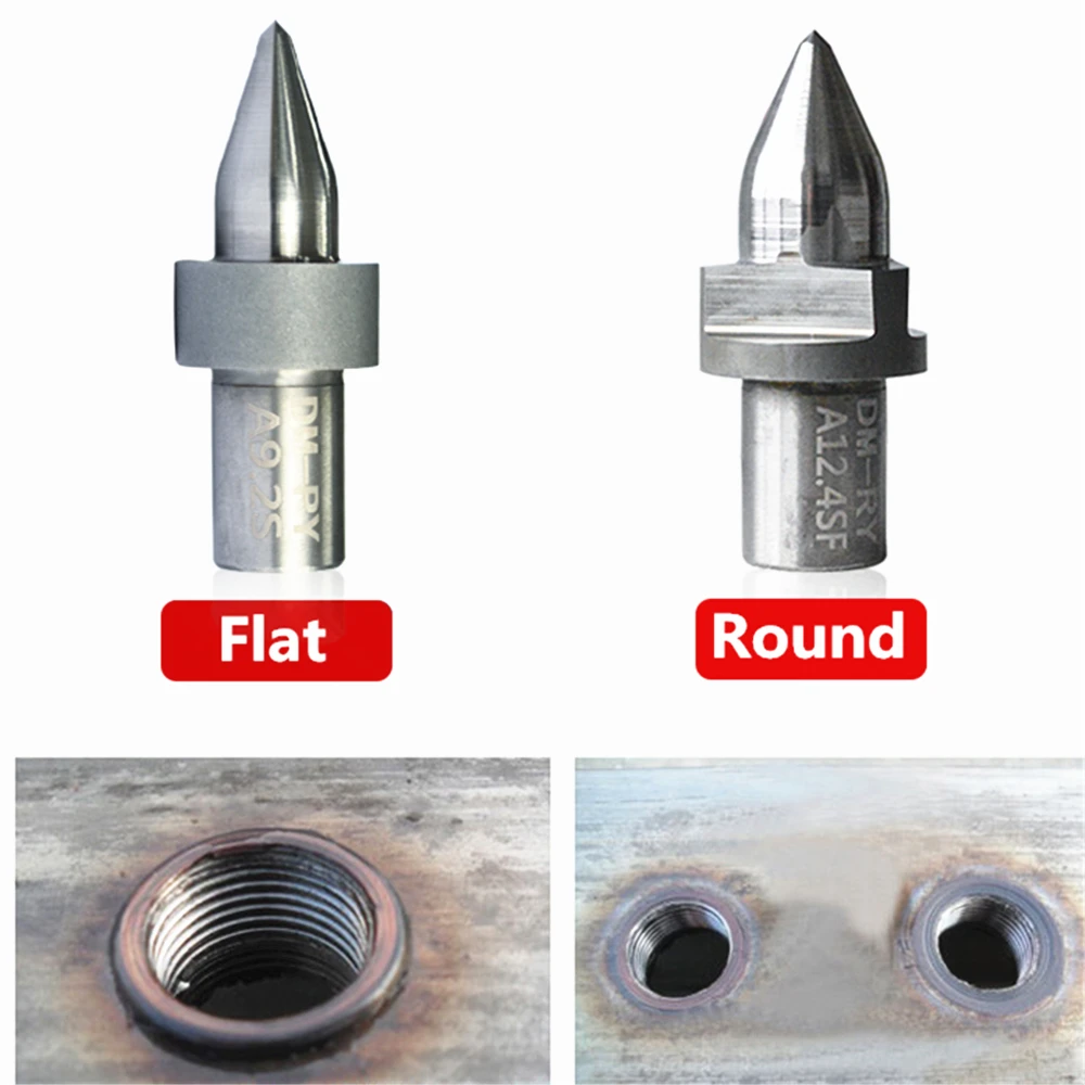 Imagem -03 - tipo Redondo Padrão da Broca do Formulário da Broca do Carboneto de Tungstênio da Cabeça Redonda m3 m4 m5 m6 m8 M10 M12 e Linha Que Formam a Torneira
