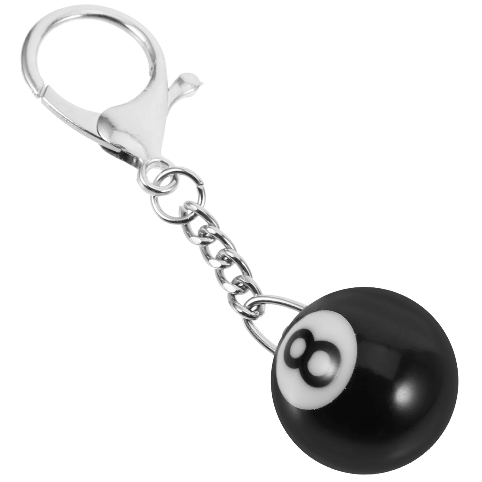 

Billiard Ball Keychain Pool Ball Keychain Novelty Billiard Ball Hanging Keychain Small Keychain decorative billiards keychains