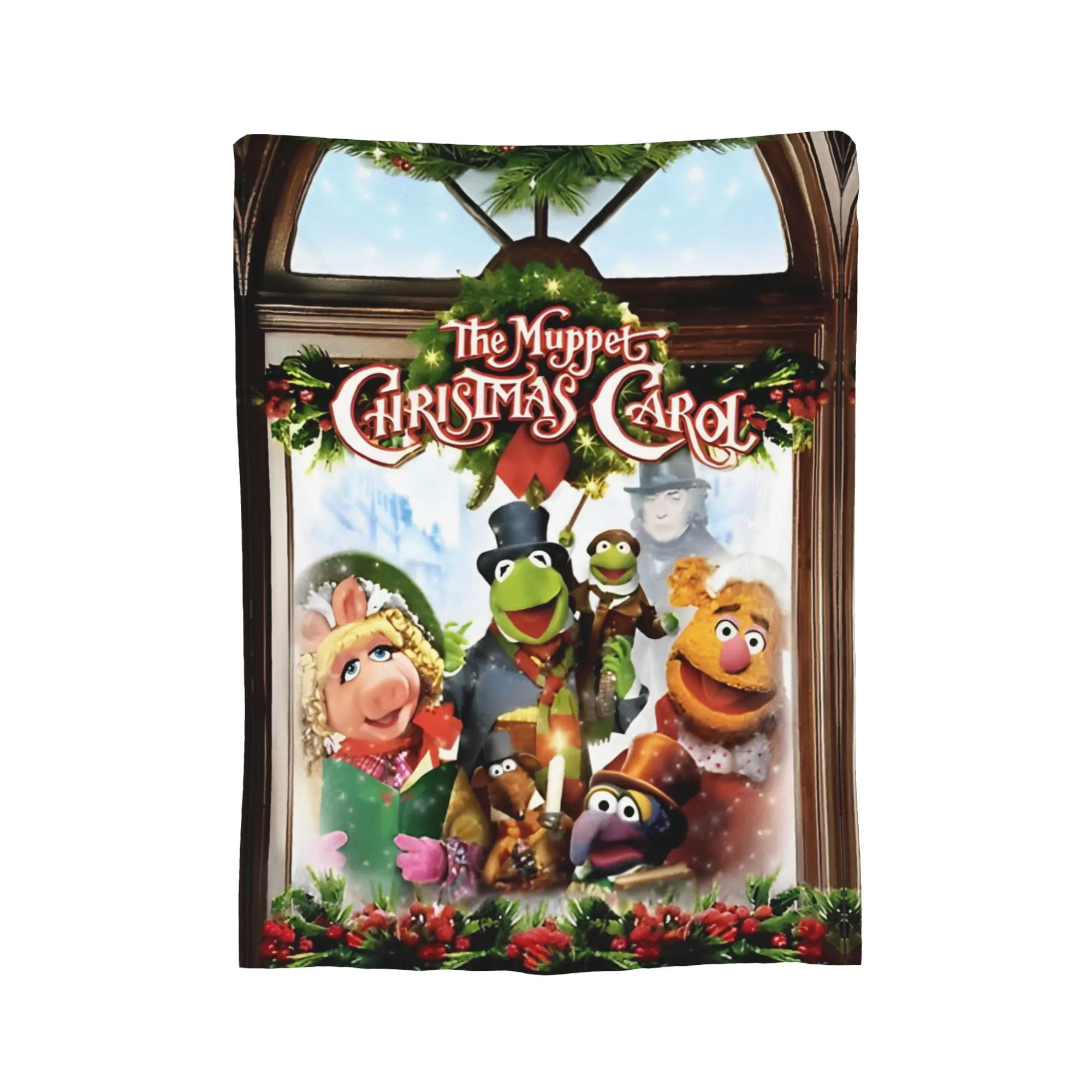 Muppets عيد الميلاد كارول محبوك بطانية المخملية سوبر الدافئة رمي بطانية لغرفة النوم أريكة المفرش