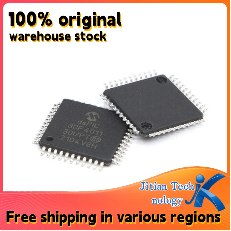 1PCS 100% New DSPIC30F4011-30I/PT QFP44 Channel direct sales Welcome to purchase