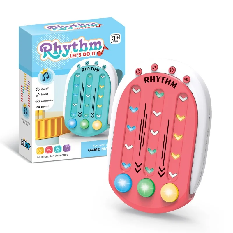 Children's Educational Dance Rhythm Master Game Machine Level-Based Stress Relief Music Toy (Batteries Not Included)