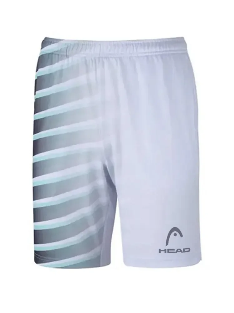 Summer Head tennis shorts Summer Men\'s outdoor sports loose breathable shorts Running training Basketball badminton shorts