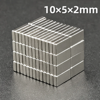 10x5x2mm Mini Magnet Block Neodymium Rectangular Magnet 10mm X 5mm X 2mm NdFeB Super Powerful Strong Magnetic Permanent 10*5*2