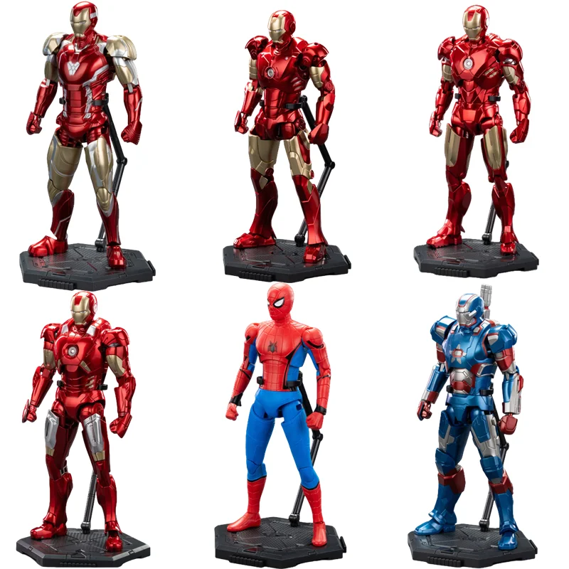 Fondjoy Tony Stark Iron Man MK7 MK4 MK3 MK85 Spider-Man Patriot ‌   Figura d'azione modello sorpresa ‌ Scatola cieca ‌   Giocattoli Regali di compleanno