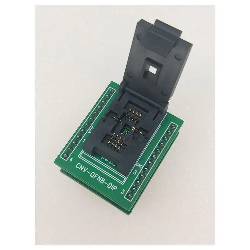 DFN8/QFN8/ WSON8 /MLF8/MLP8 to DIP8 Universal Socket/Adapter -DFN8-DIP8 DFN8X6-8 (10P) for 8X6MM IC Chips BIOS Flash-TCES