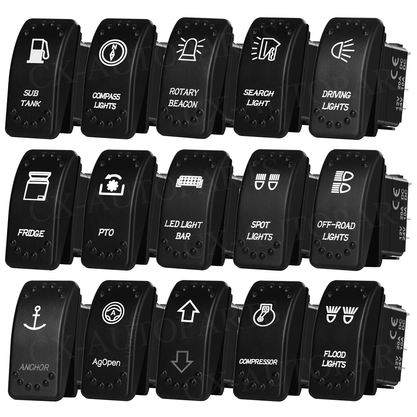 Waterproof Rocker S…