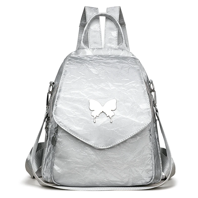 Fashion Backpack 2024 New Versatile Backpack For Women High Quality Leather Knapsack Light Luxury Commuting Simplicity Femininas