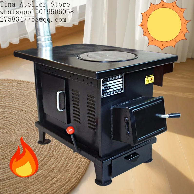 Strong Portable Indoor Home Heating Log Burner Wood Burning Oven Stove Factory Customization Cheap Price