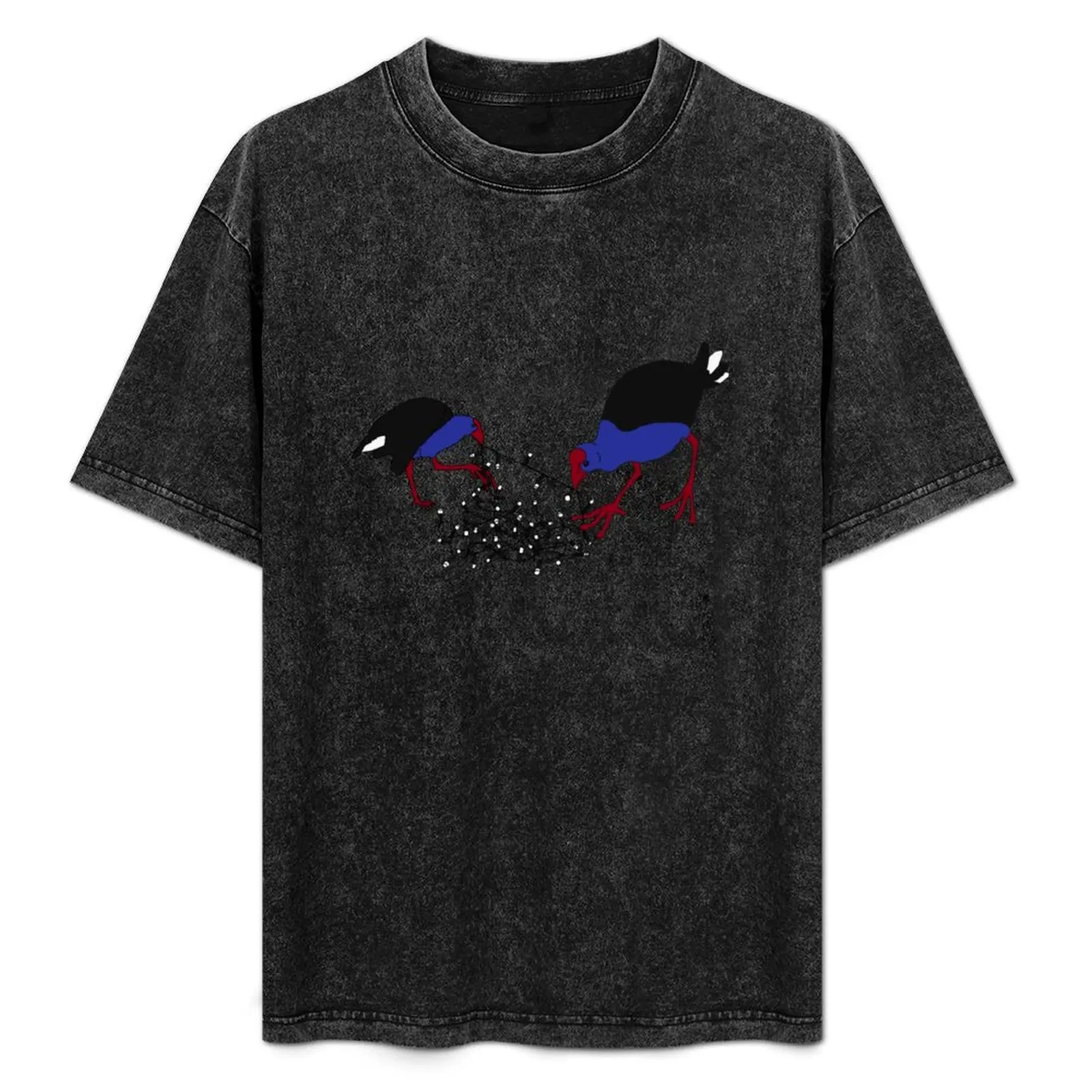 

Pukeko and Takahe Party - plaid - fairy lights tee T-Shirt affliction shirts new edition mens shirts graphic tee
