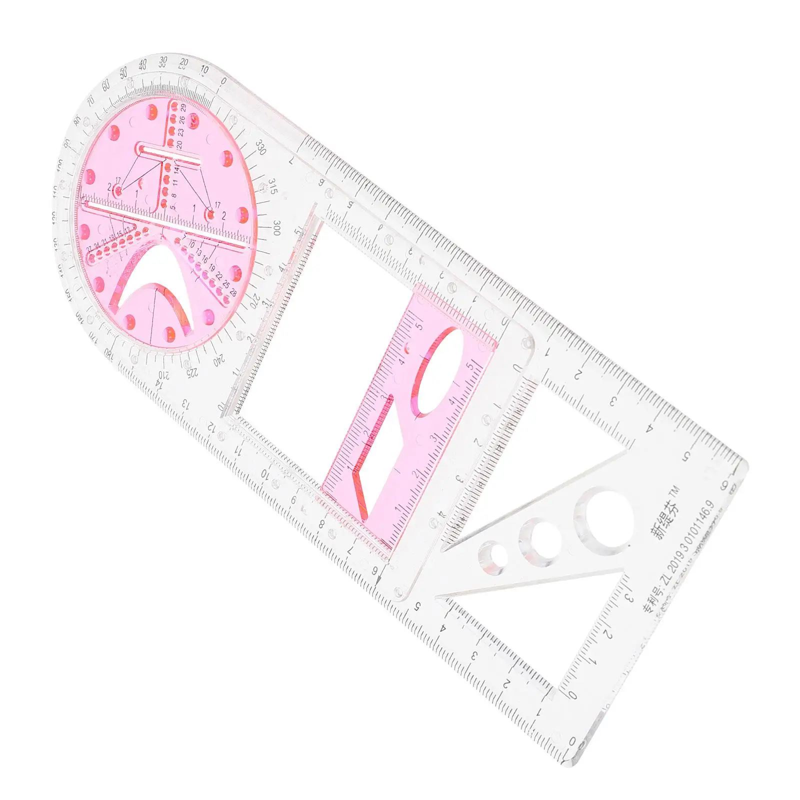 Metric System Ruler Middle School Student Students Stationery Plastic Centimeters Geometric