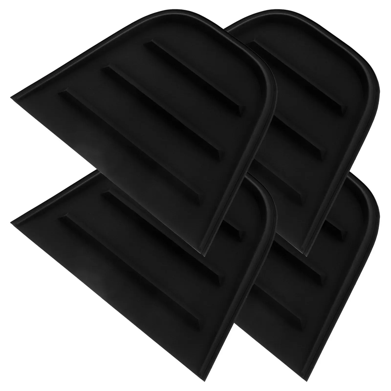 

4Pcs Corner Protectors Luggage Corner Guards PVC Toolbox Protectors Suitcase Shipping Edge Guards Stage Speaker Corners